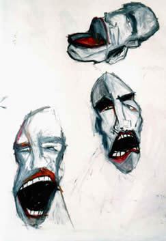 3 faces